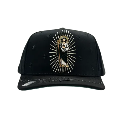 Big Boss Caps - San Judas Cristals Black