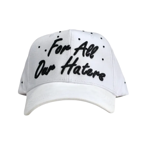 Dandy Hats x Tombochio - For All Our Haters White