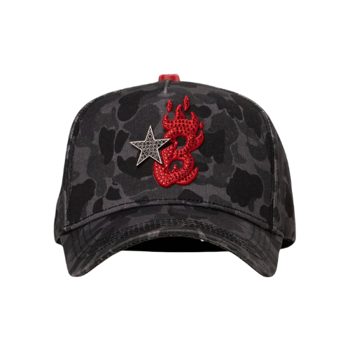 Barbas Hats - B Star Red Camo