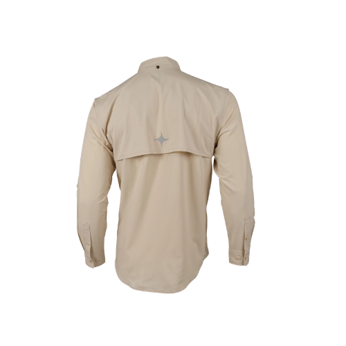 Camisa MAJA - Khaki Claro (Manga Larga)