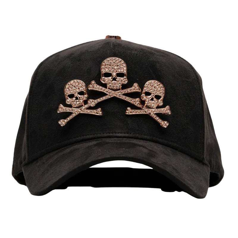 Barbas Hats – Rose Gold Skulls