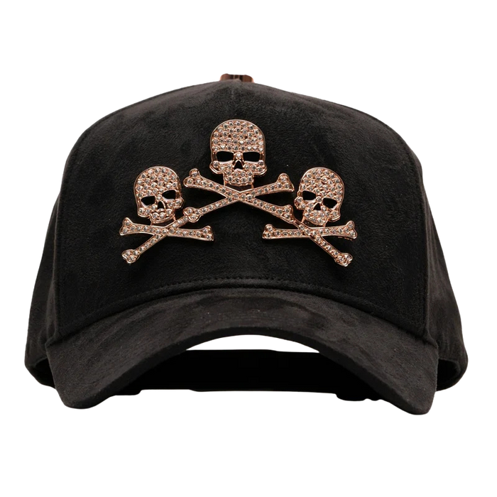 Barbas Hats – Rose Gold Skulls
